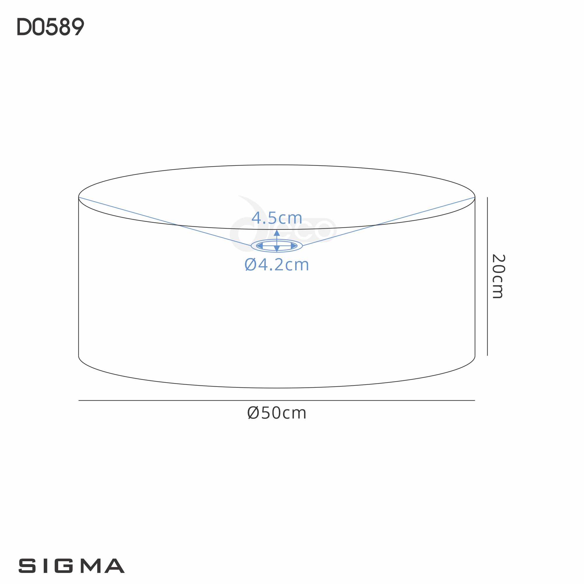Baymont 50cm Semi Flush 3 Light Polished Chrome, Silver Leaf, Frosted Diffuser DK0793  Deco Baymont CH SL